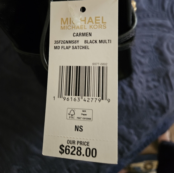 NWT ☆ Michael Kors Carmen Satchel/Handbag, Brand NEW! - Picture 4 of 5